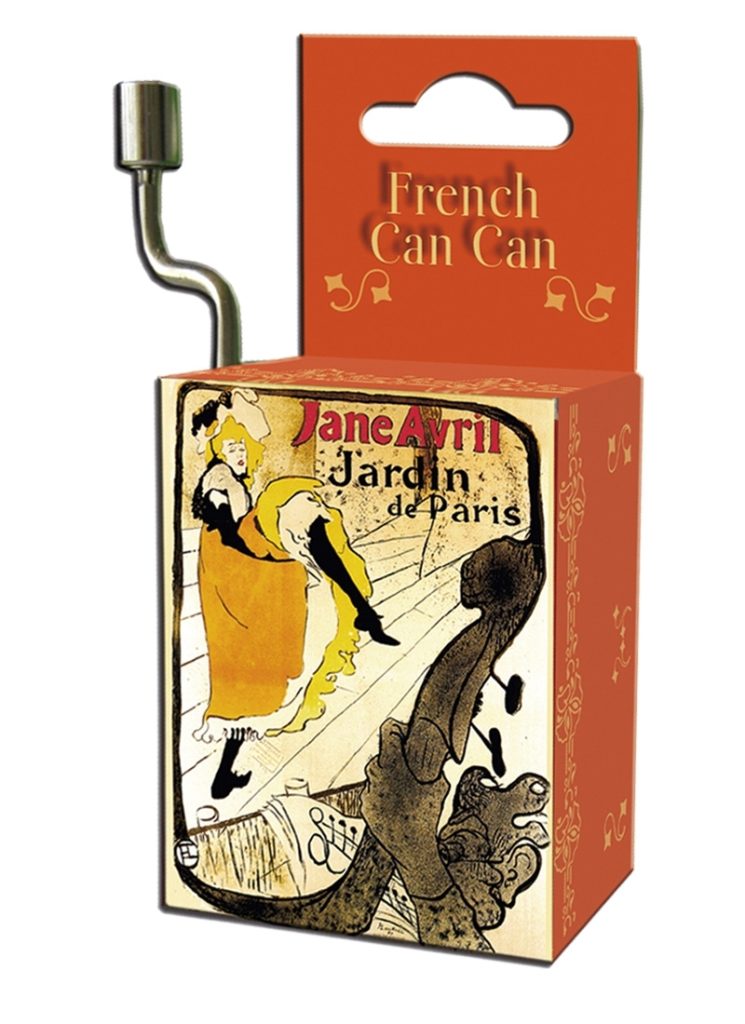 Cajita musical colgante French Can Can, Jardín de París